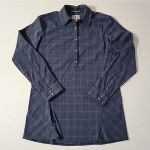 Royal Robbins Women's Performance Long Sleeve Plaid Pullover Bouse